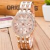 18K Gold Diamond Face Watch 2 - Image 4