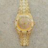 Premium 18K Gold Miami Cuban Link Watch Set ( 3 Pieces ) - Image 3