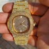 18K Gold Drip Watch - Image 4